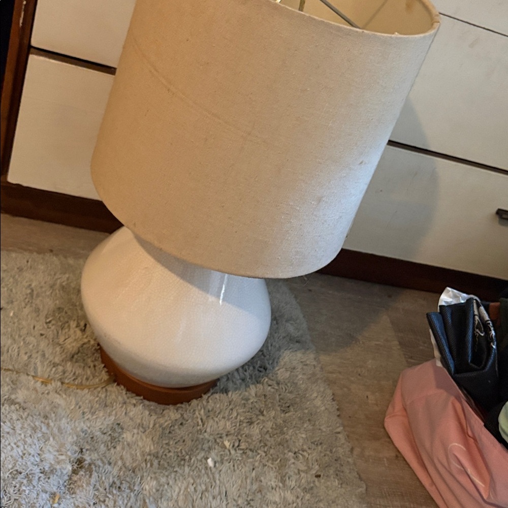 West Elm ‘Crackle’ Table top Lamp